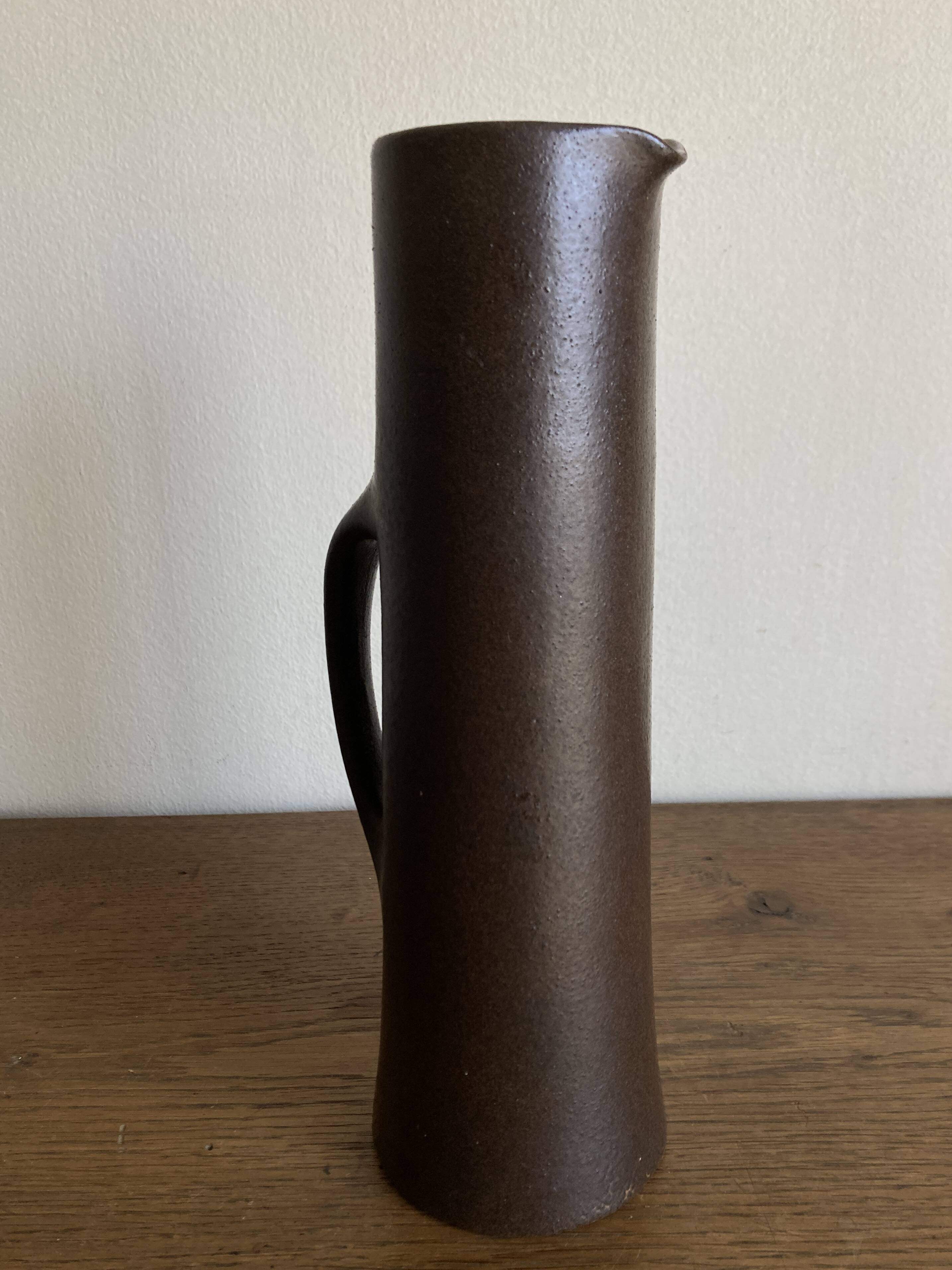 Céramique mid century en terre vernissée 1970