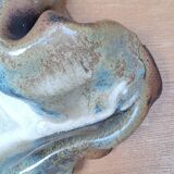 Free-form ceramic trinket tray by Alain and Nadia Pinel