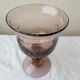 Stemmed glass in bubbled glass