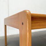 Vintage coffee table in Swedish pine by Yngve Ekström for Swedese, 1970s.