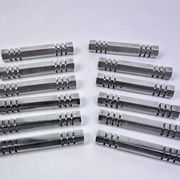 Set of 12 chrome metal knife rests by Louis Prodhon, Art Deco.