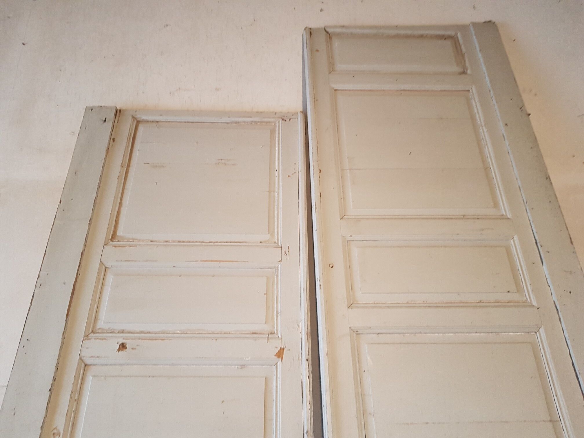 Lot of 3 19th century old basement woodwork