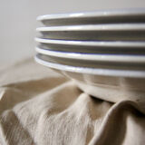 Lot d'assiettes bleues Lonchamp