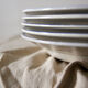 Lot d'assiettes bleues Lonchamp