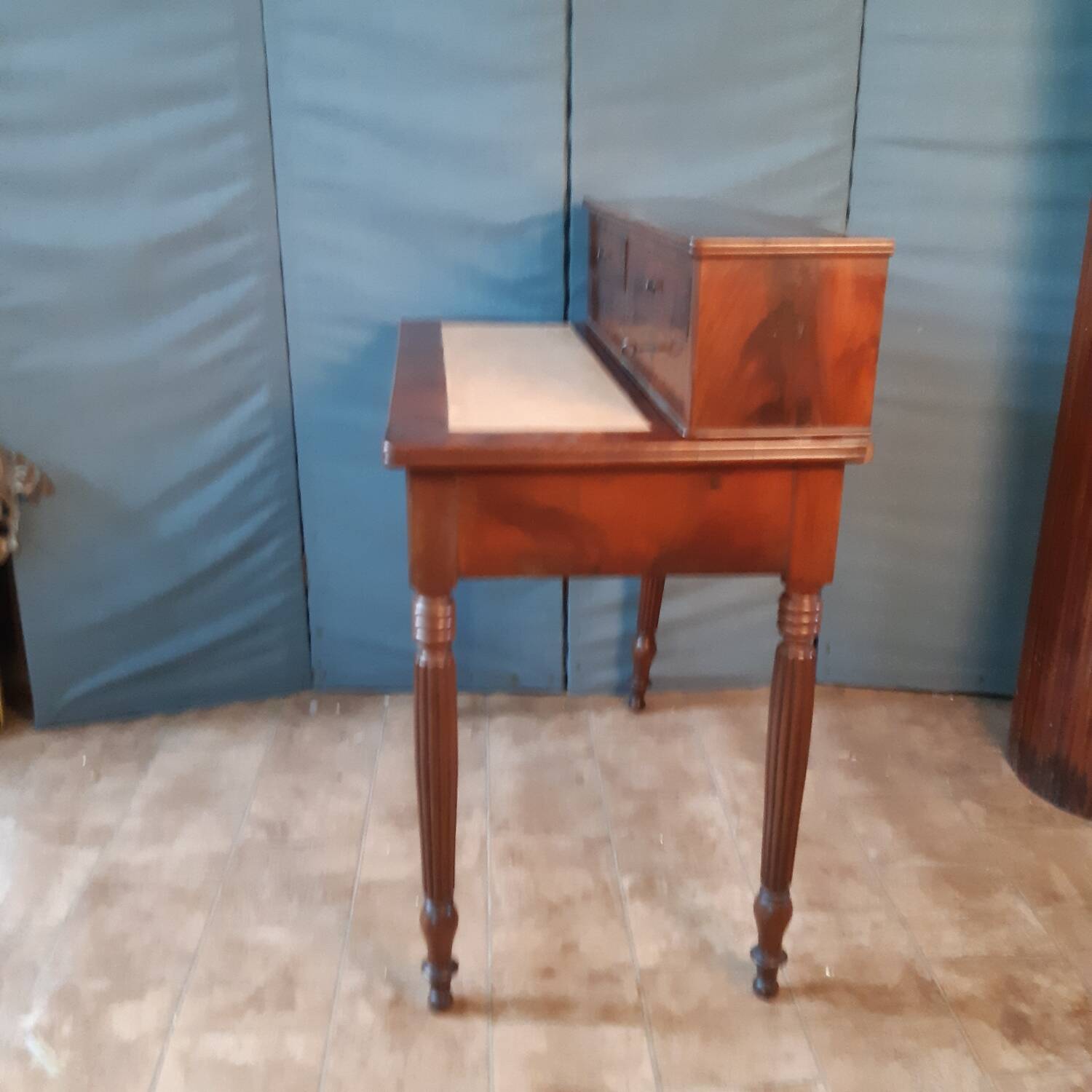 Louis Philippe mahogany stepped desk
