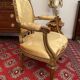 Fauteuil cabriolet de style Louis XVI époque Napoleon III