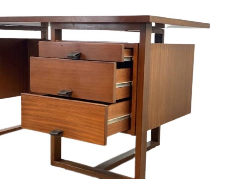 Wooden desk, 3 drawers, France 1960-1970