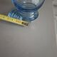 Carafe bleue Art Déco