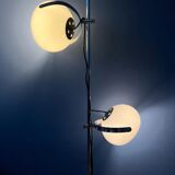 White vintage Dijkstra mushroom floor lamp