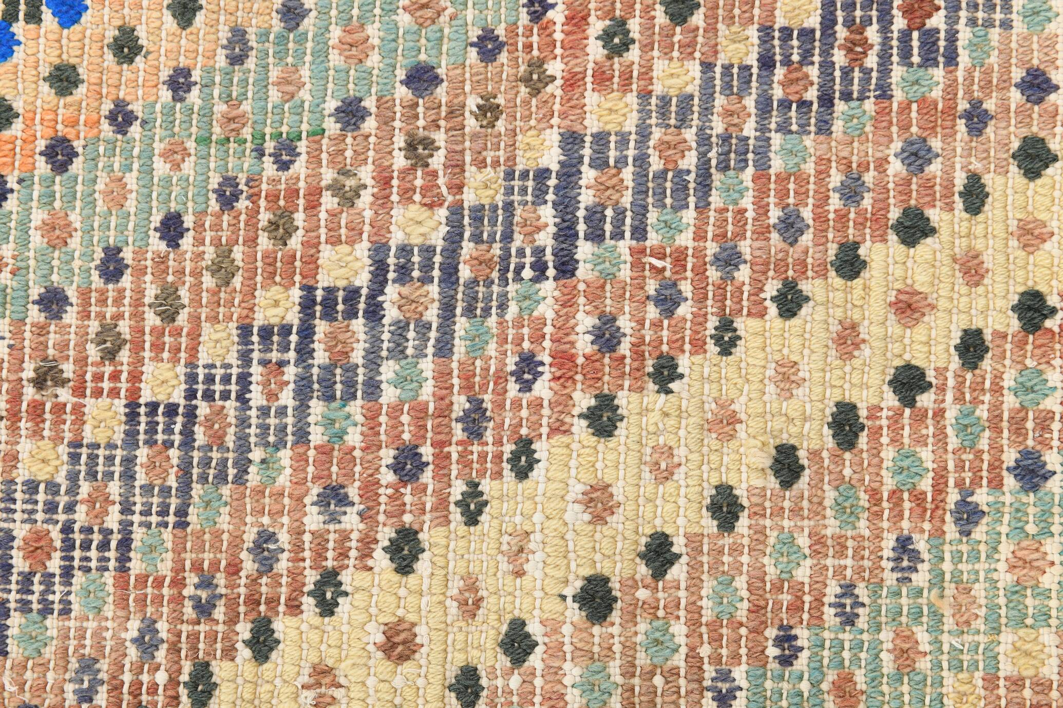 Tapis de couloir Kilim scandinave 2x8, 73x255Cm