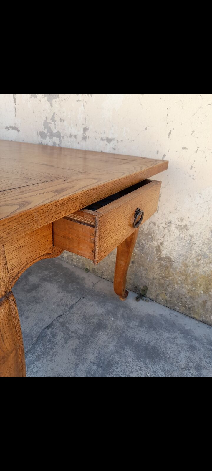 Old oak farm table - 2m30