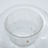 Centre de table en cristal par Tapio Wirkkala pour Littala années 1970