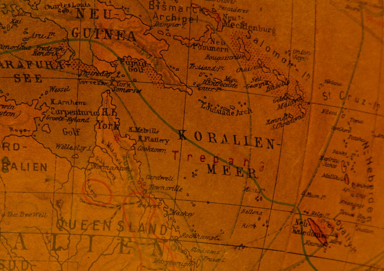 Columbus globe. Edited by Oberrealsch uldirektor Dr. R. Neuse.