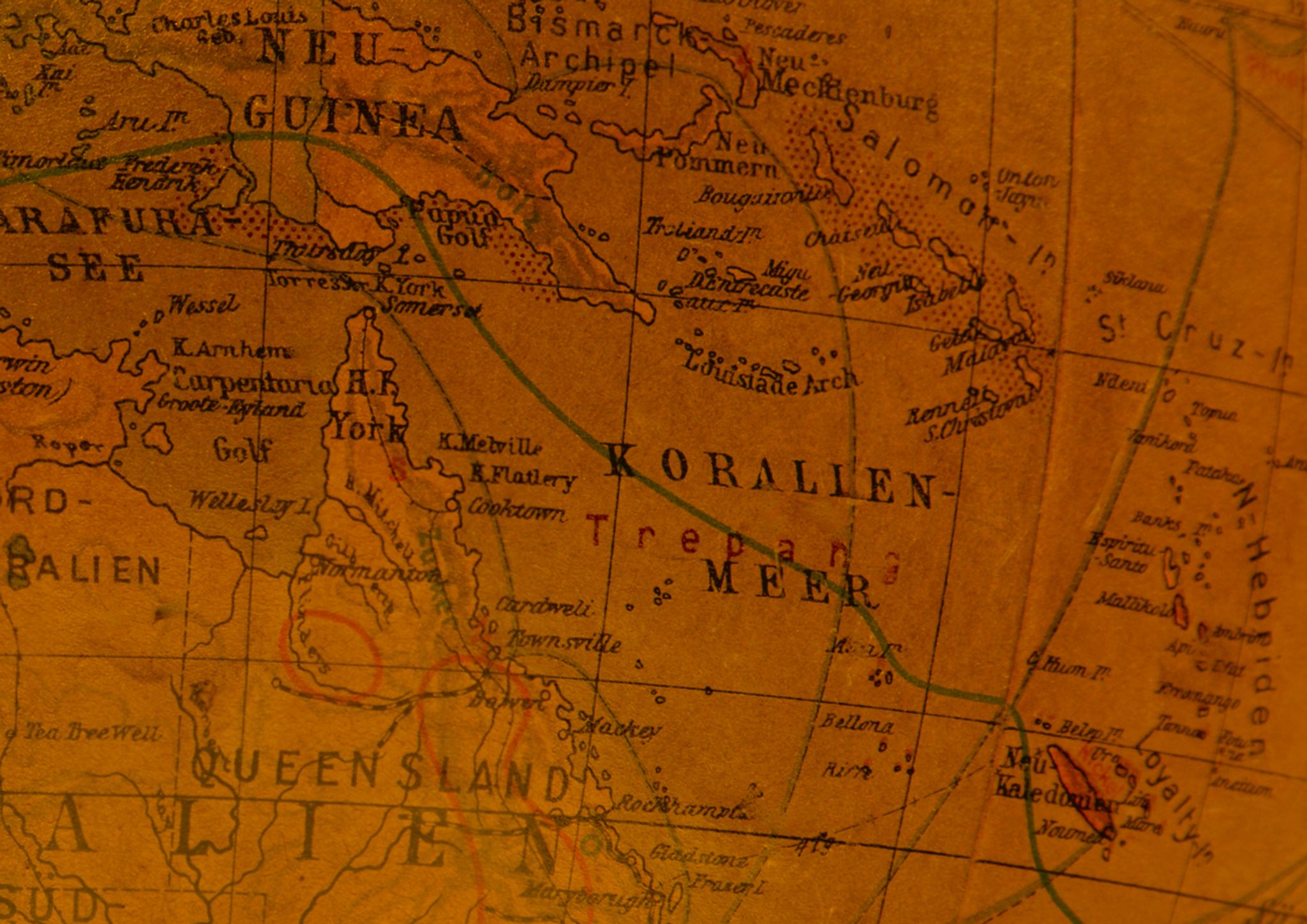 Columbus globe. Edited by Oberrealsch uldirektor Dr. R. Neuse.