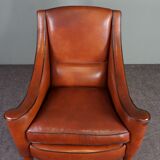Design leather armchair