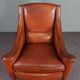 Design leather armchair
