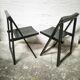 Pair of folding chairs 60s