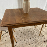 Vintage table in raw wood