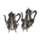 Tea service and silver metal coffee