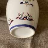 Ceramic vase decoration flowers