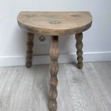 Small solid wood stool