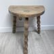 Small solid wood stool