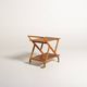 Folding Teak and Oak Trolley, Nybrofabriken