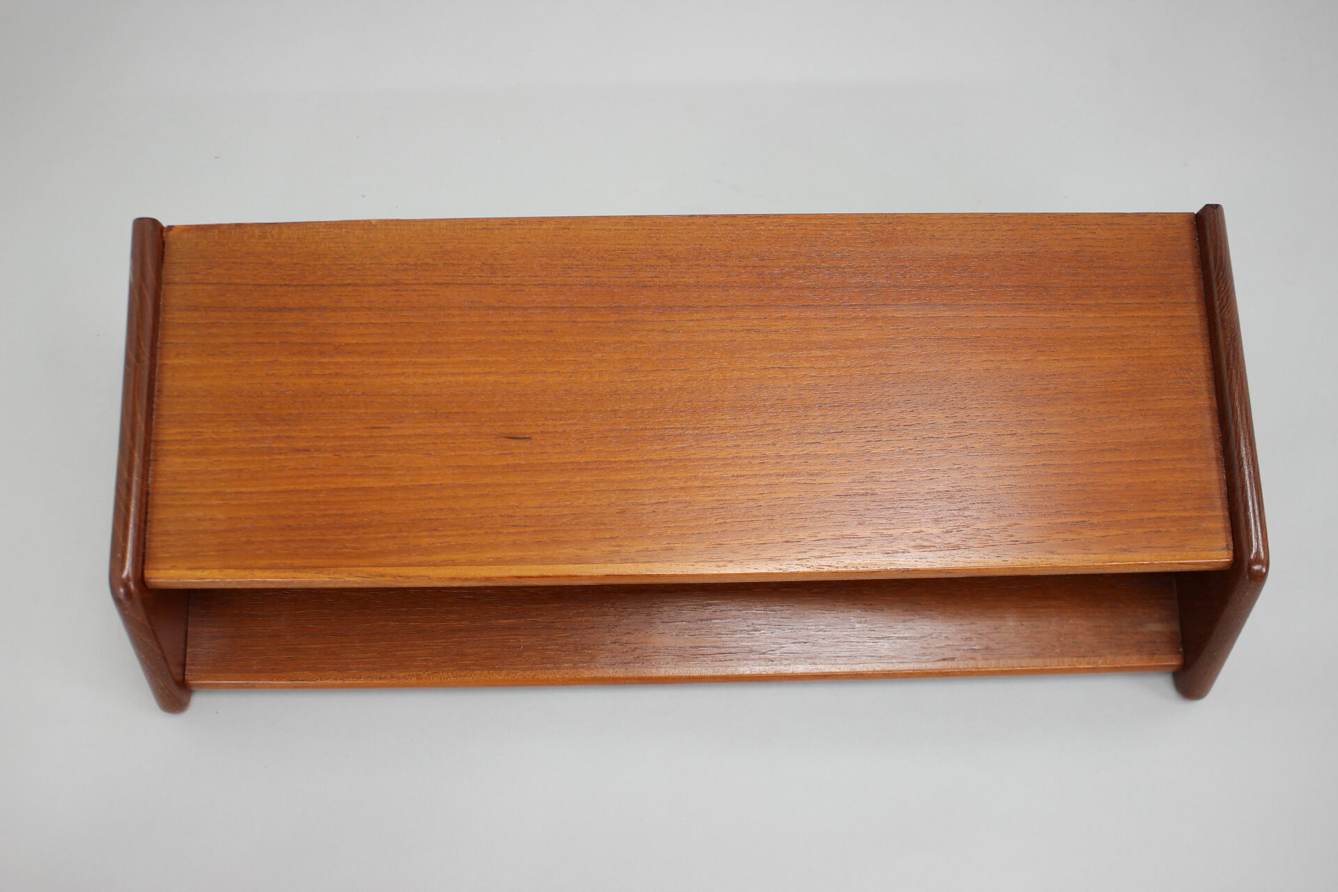 1960s teak floating wall shelf, denmark
