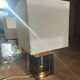 Lampe design italien inox