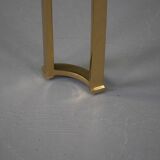 Vintage bronze and glass large coffee table by Peter Ghyczy, Germany 1970s