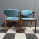 Set of 2 Kai Kristiansen Model 42 Teak Z-chairs for  Shou Andersen Denmark