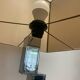 Vintage space age modernist chrome lamp circa 1970