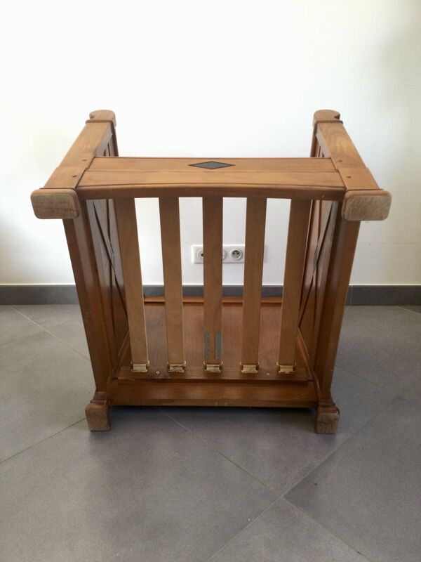 Jacques Leleu - Paire De Fauteuil En Merisier