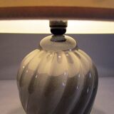 Twisted ceramic lamp