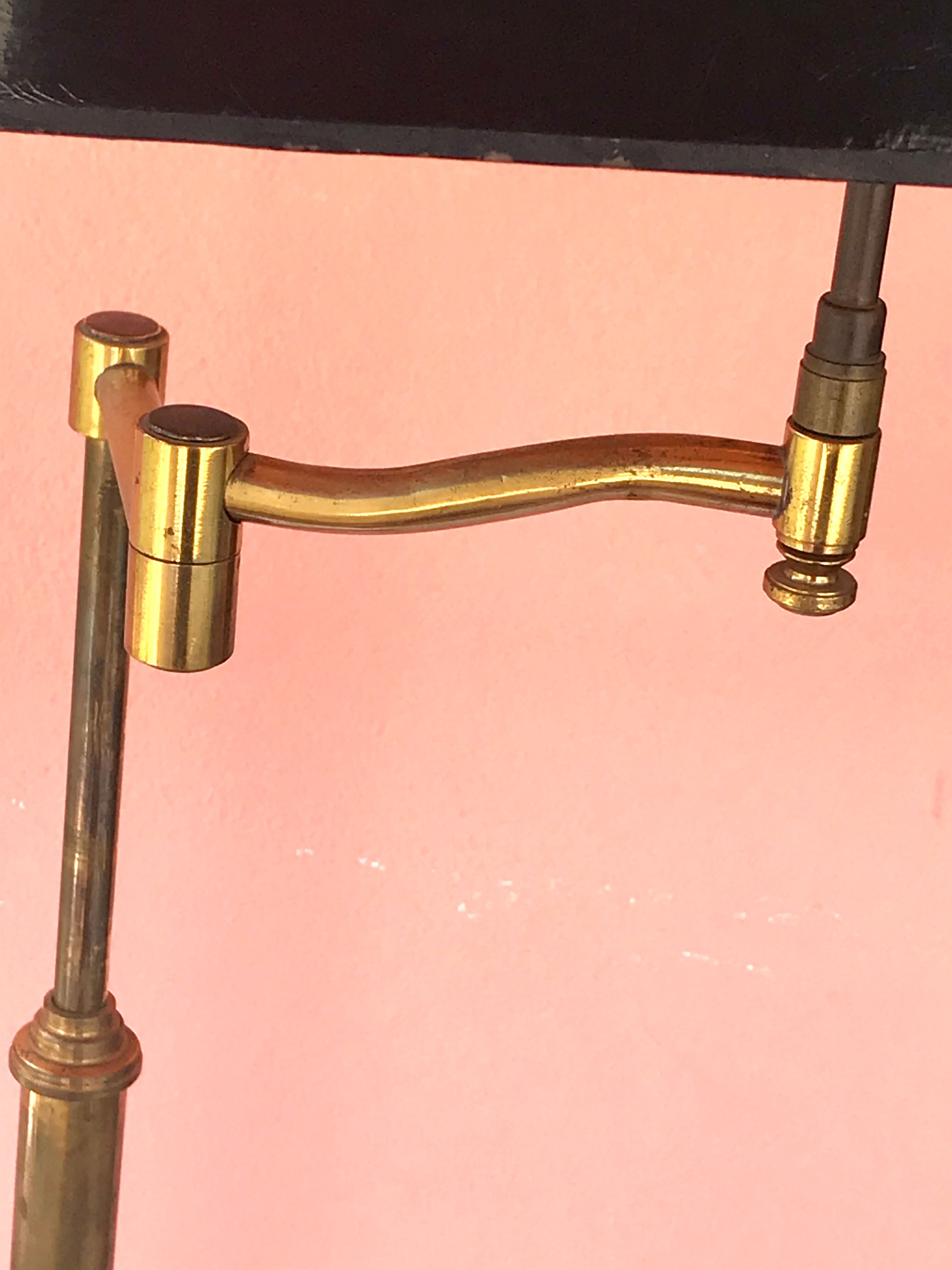Vintage floor lamp from the 50s in brass