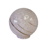 Grand abat-jour vintage nuage rose