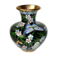 Butterfly partitioned brass vase