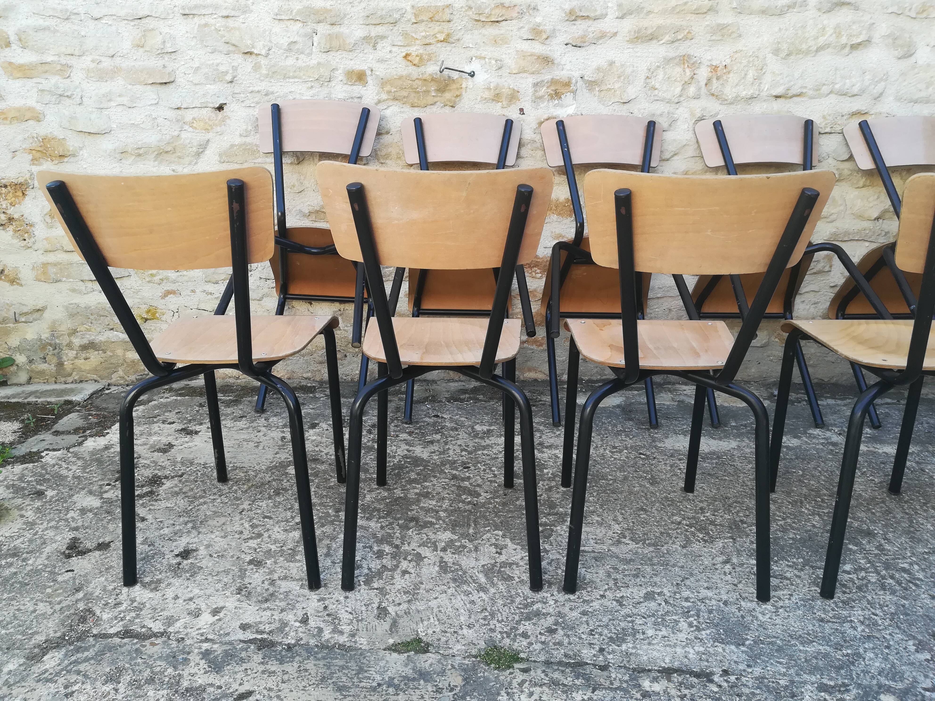 Vintage school chairs
