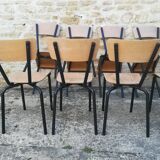 Vintage school chairs