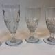 8 verres tornadés soufflés