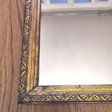 Art Deco mirror, gilded with feula leaf - "Firmin"