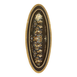 Decorative tray in Gien porcelain, Renaissance style