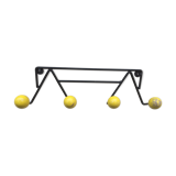 Vintage 4 ball coatrack