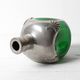 Art Nouveau Green Glass Decanter with Pewter Elements / France / 1960s