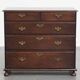 Antique 18th-Century English Oak Chest of Drawers / Commode with 5 Drawers