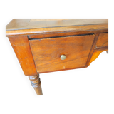 Louis Philippe flat desk in walnut