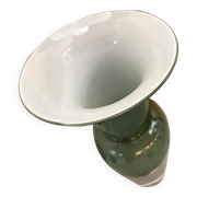 Contemporary vase murano glass multicolored