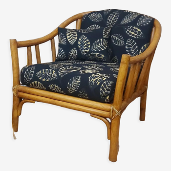 Rattan bamboo armchair mc guire Levi