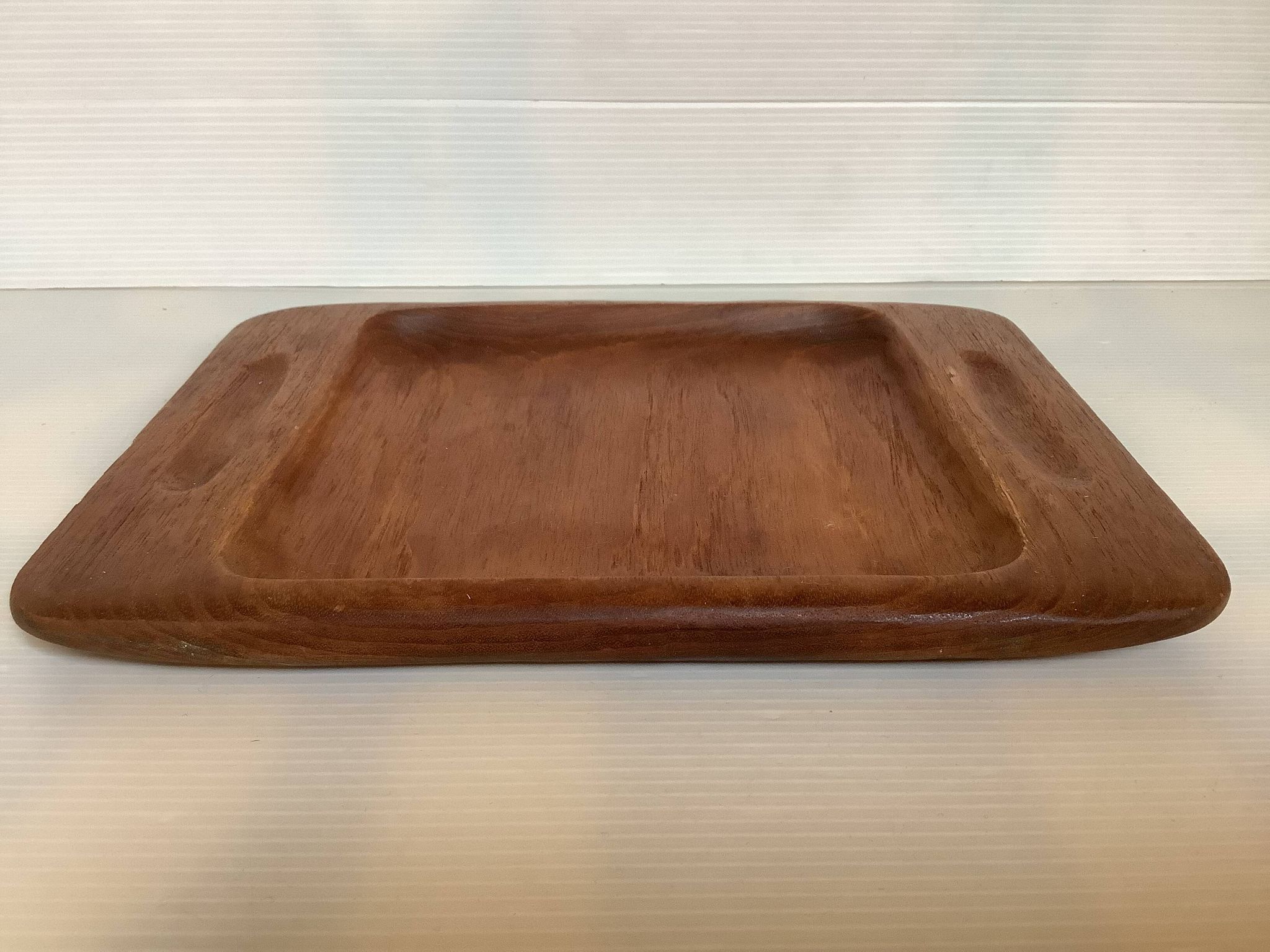 Small teak wood tray