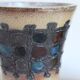 Pair of vintage brutalist Perignem vases